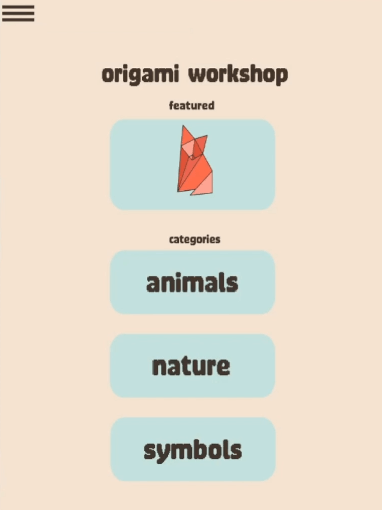 origami workshop